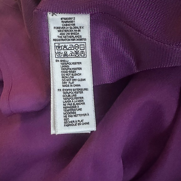 Forever 21 Purple Dress - Picture 3 of 3